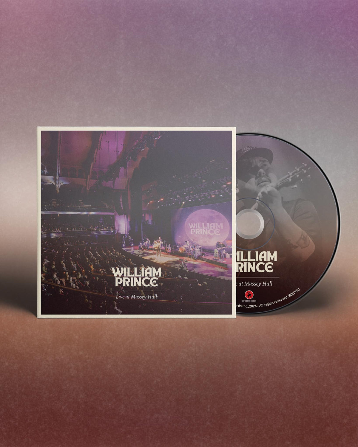 William Prince – Live at Massey Hall CD album cover